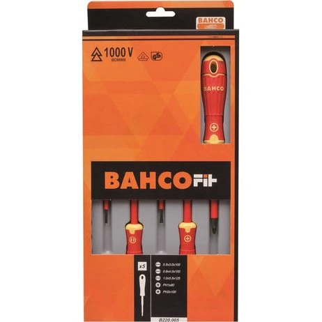 Bahco Geïsoleerde Schroevendraaierset B220.005 - 5-delig