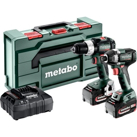 Metabo Combo Set 2.8.8 18V Li-ion (2x5.2Ah) in MetaBOX