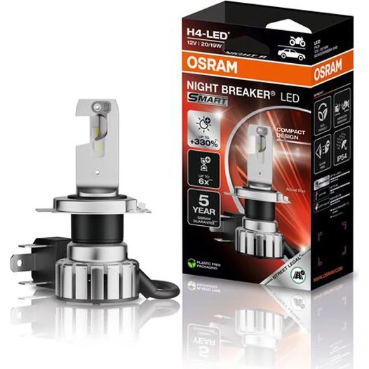 Osram H4 Night Breaker LED Smart 6000K Straatlegaal