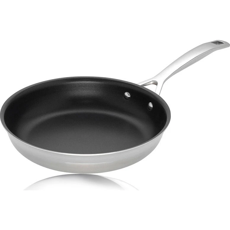 Le Creuset RVS Koekenpan 28cm met Anti-Aanbaklaag en Hulpgreep