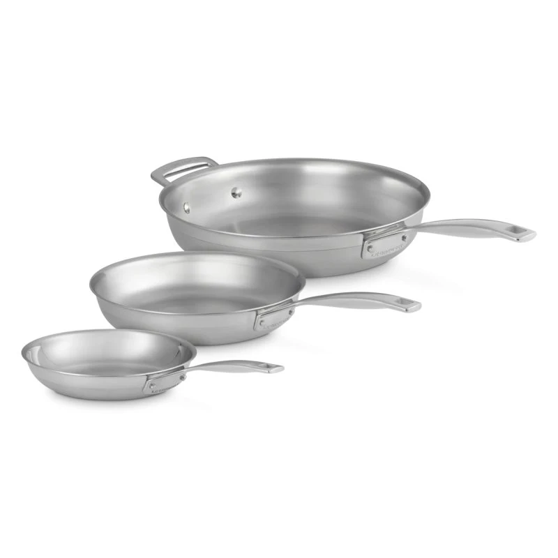 Le Creuset Classic 3-PLY RVS Koekenpannenset (3-delig)
