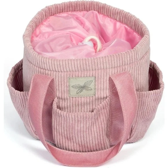 byASTRUP Fluweel Verzorgingstas Roze | 28 x 8,5 x 20,5 cm