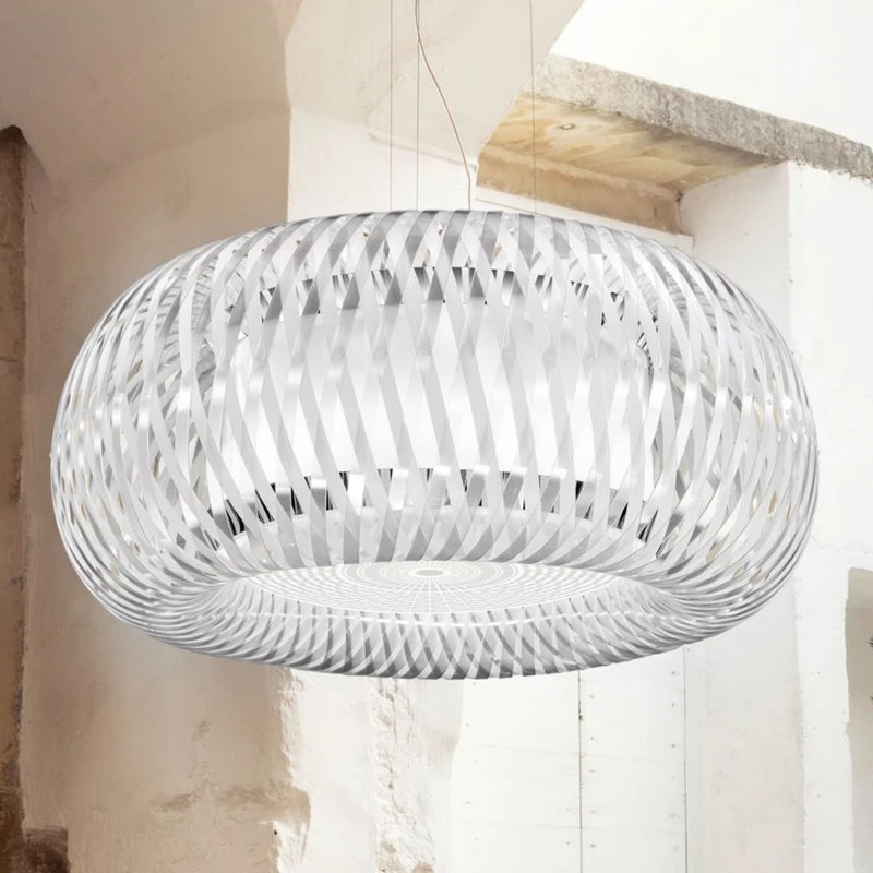 Slamp Kalatos Hanglamp - Transparant/Wit - Designer