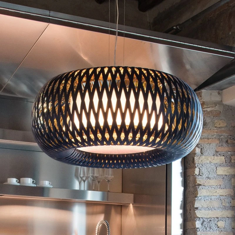 Slamp Kalatos Hanglamp - Zwart/Goud - 63 cm