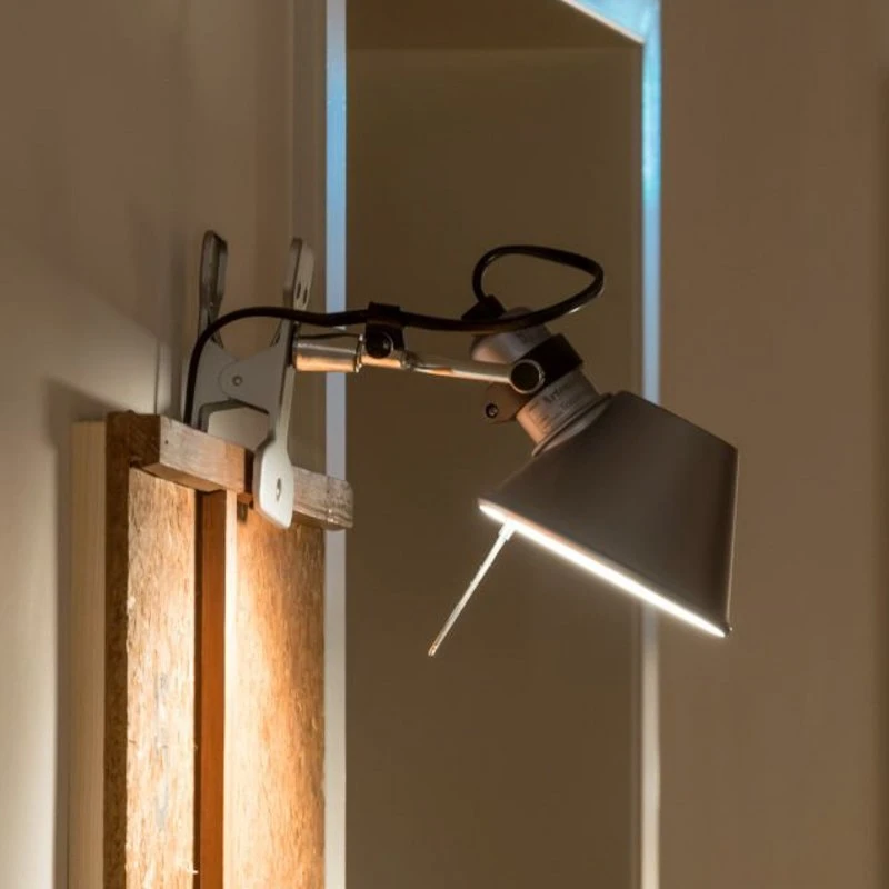 Artemide Tolomeo Micro Pinza Wandlamp - Aluminium