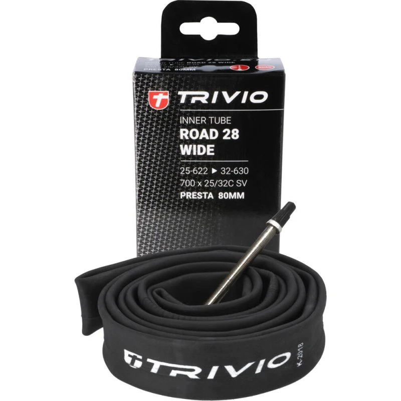 Trivio Race Binnenband 700x25/32C Presta 80mm Zwart