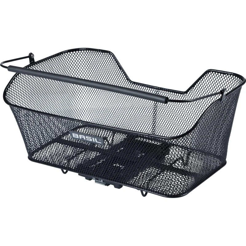Basil Base XL MIK Afneembare Fietsmand Zwart