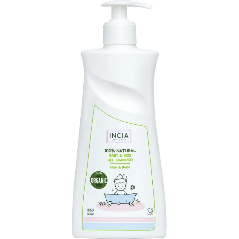 Incia 100% Natuurlijke Baby & Kids Gel Shampoo 350ml