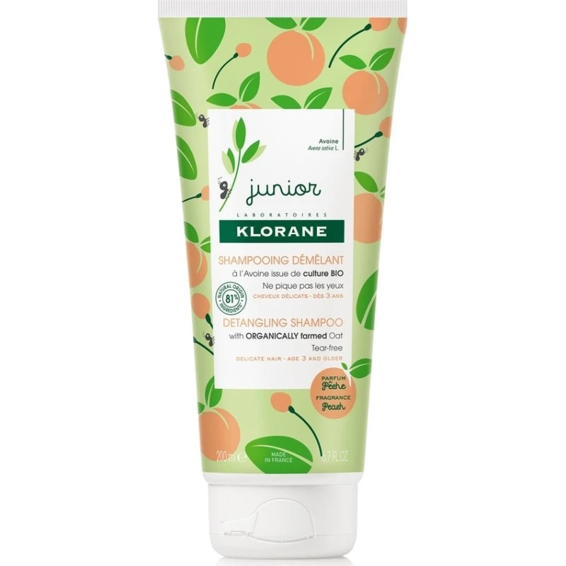 Klorane Petit Junior Ontwarrende Shampoo Perzik 200ml
