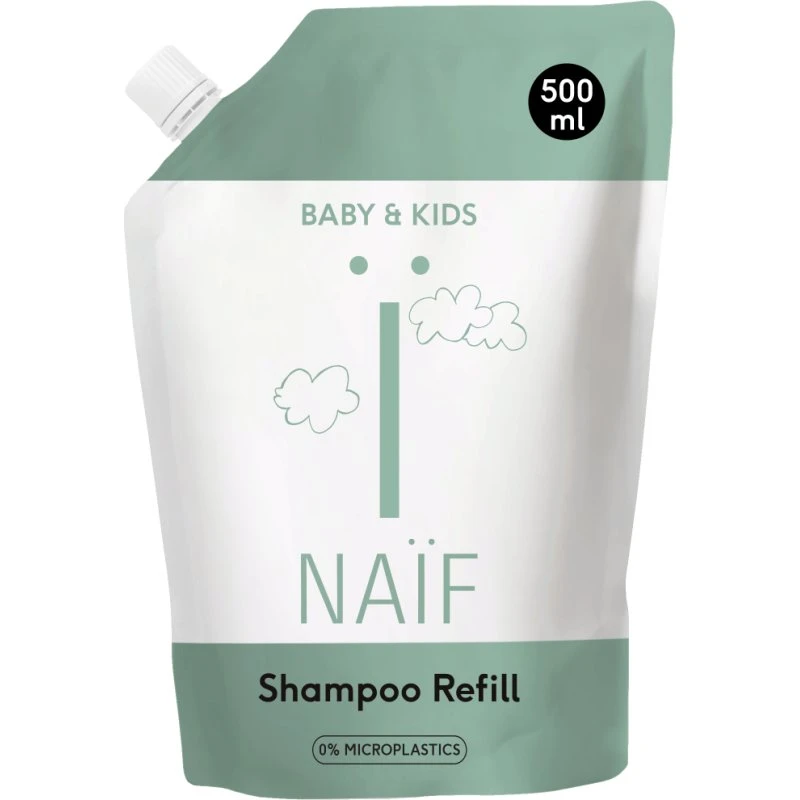Naïf Voedende Shampoo Refill 500ml voor Baby & Kids