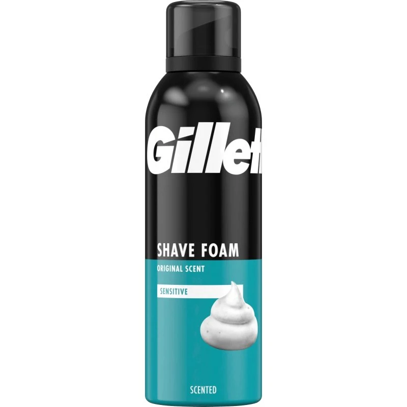 Gillette Scheerschuim Classic 200 ml Gevoelige Huid