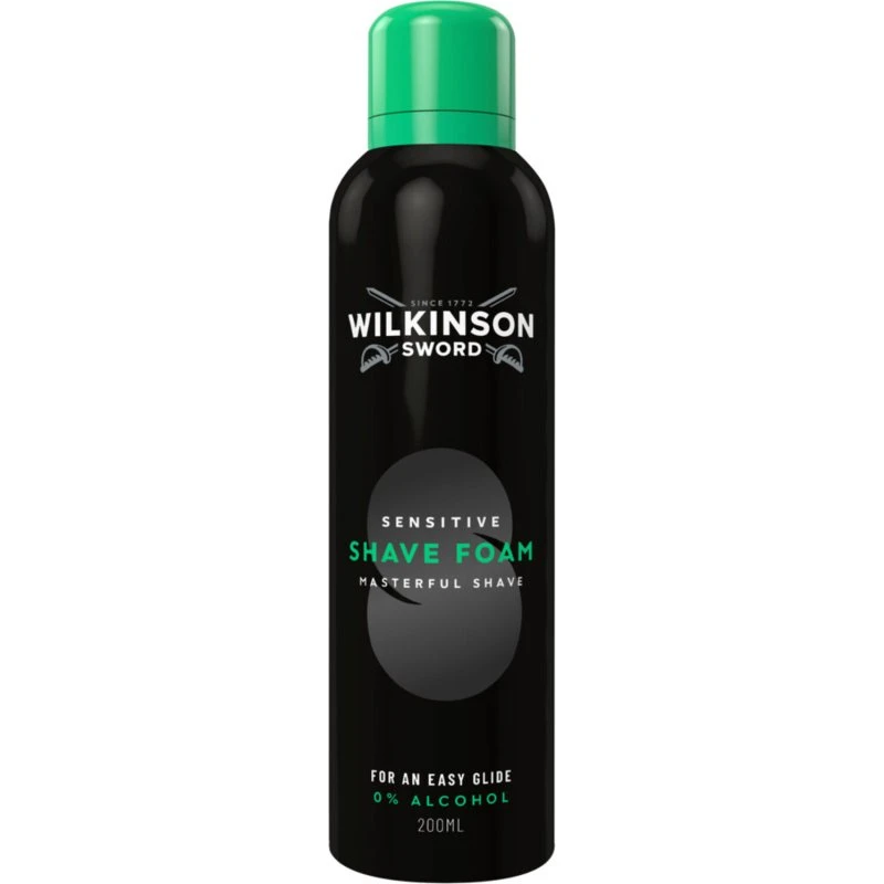 Wilkinson Shave Foam Sensitive 200 ml – Zacht voor gevoelige huid