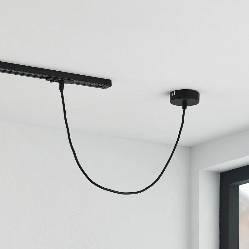 Lindby Linaro Track Stroomvoorziening Zwart - 1-fase systeem