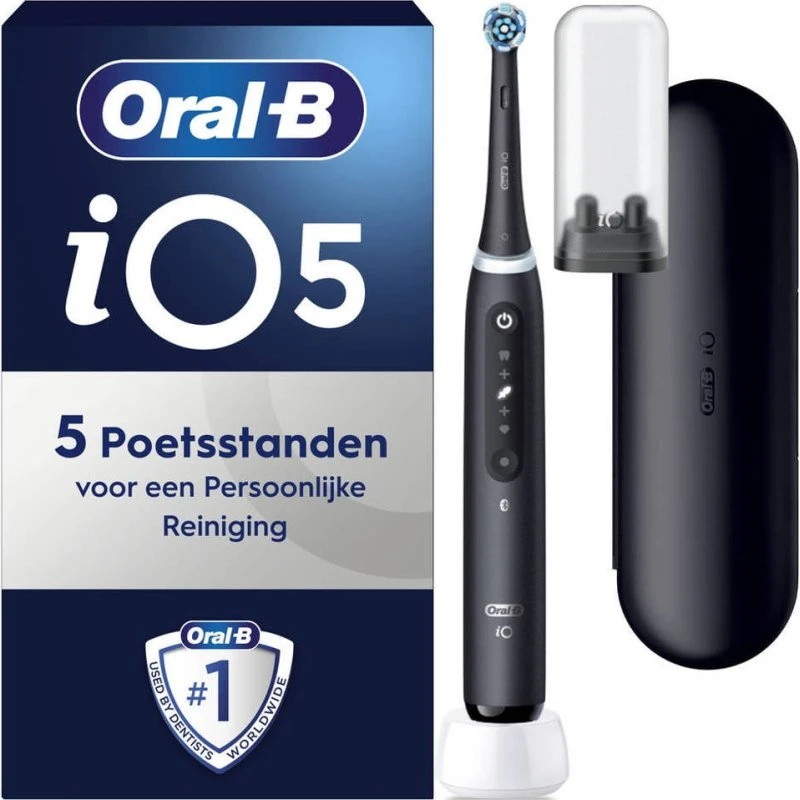 Oral-B iO Series 5 Mat Zwart Elektrische Tandenborstel