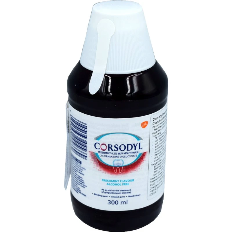 Corsodyl Mondspoeling 2mg/ml 300ml