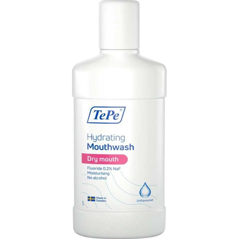 TePe Hydraterende Mondspoeling Droge Mond Unflavoured 500ml