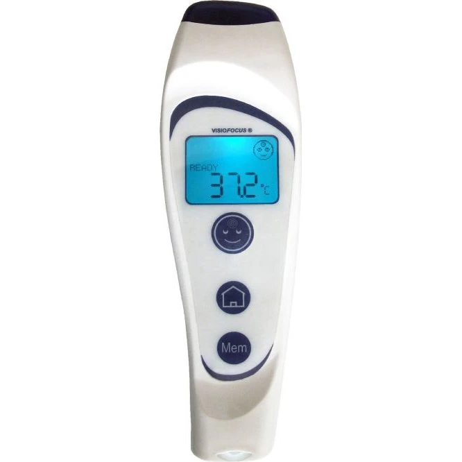 Visiofocus Infrarood Thermometer - Contactloos met Temperatuurprojectie