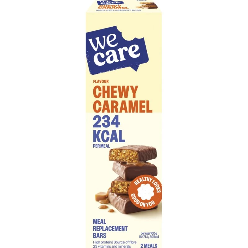 WeCare Meal Replacement Bars Chewy Caramel 120g