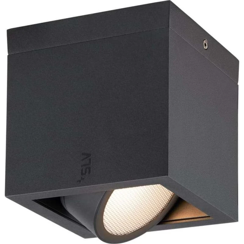 SLV Eskina Led Plafondspot Antraciet IP65 Dimbaar