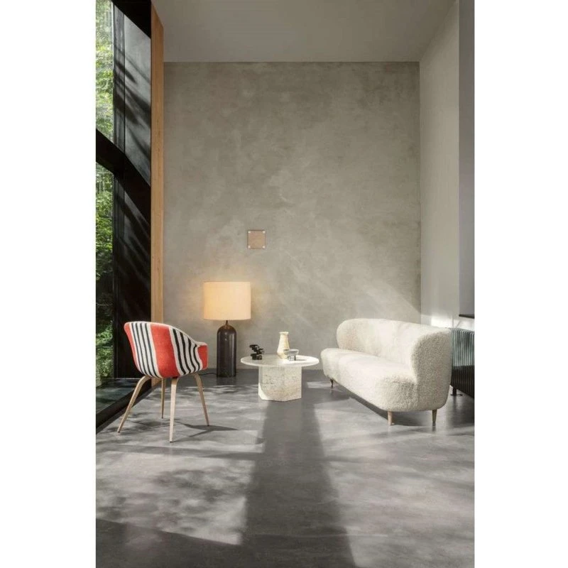 GUBI Gravity XL Vloerlamp - Zwart Marmer & Canvas