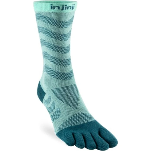 Injinji UltraRun Mini Crew Sokken XS/S 35-40 Groen Dames