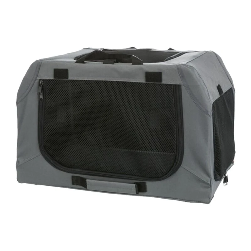 Trixie Soft Kennel Easy Reisbench Grijs 71x51x49 cm