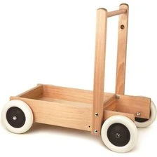 Egmont Toys Houten Loopwagen met Rubberen Wielen