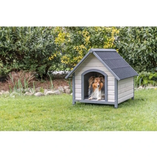 Trixie Hondenhok Natura Grijs (Verhoogd, Houten)