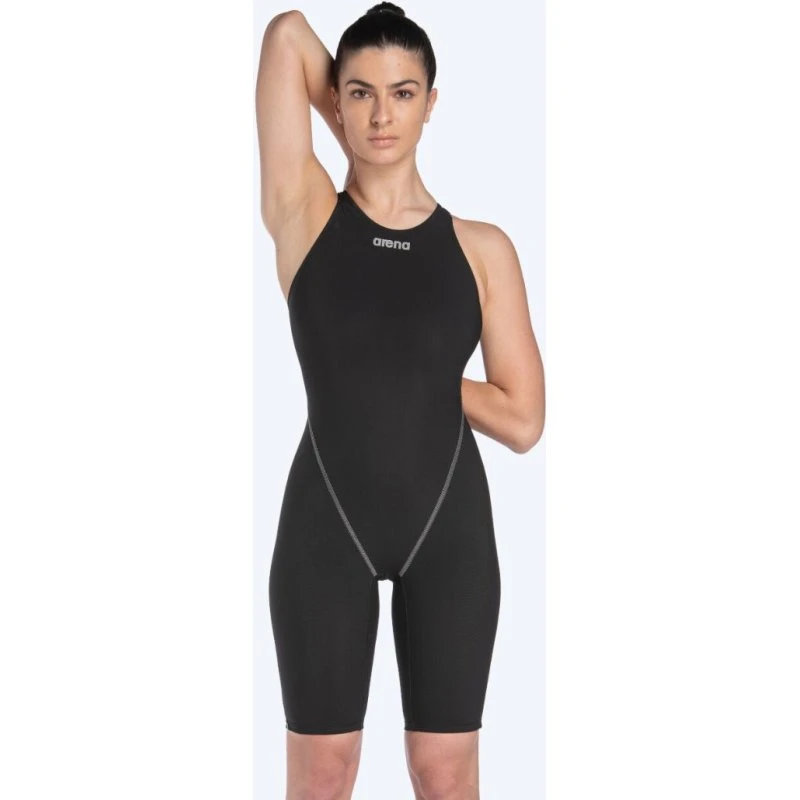 Arena Powerskin ST Next Open Back Dames Wedstrijdbadpak - Zwart