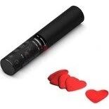 Magic FX Confetti Handshooter 28 cm rood met hartjes