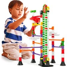 Quercetti Migoga Knikkerbaan met Lift, 150 onderdelen