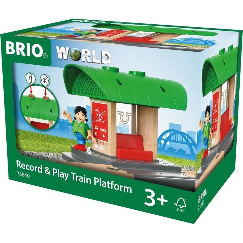 Brio 33840 Record & Play Treinstation