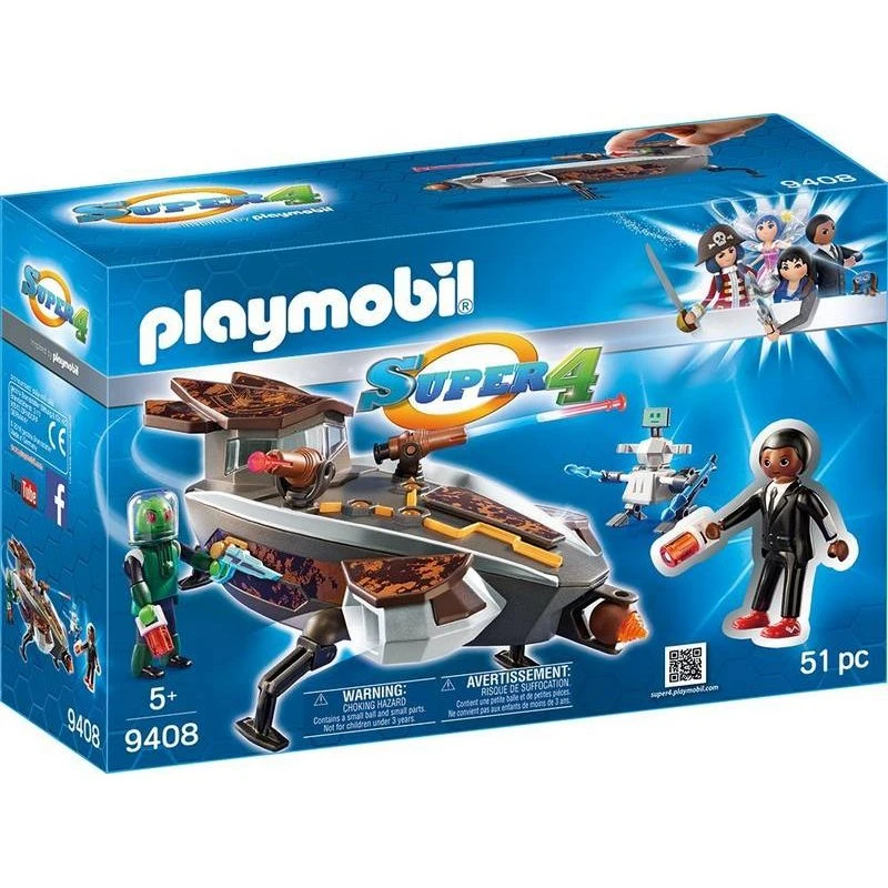 Playmobil Sykronian Ruimteschip met Gene - 9408
