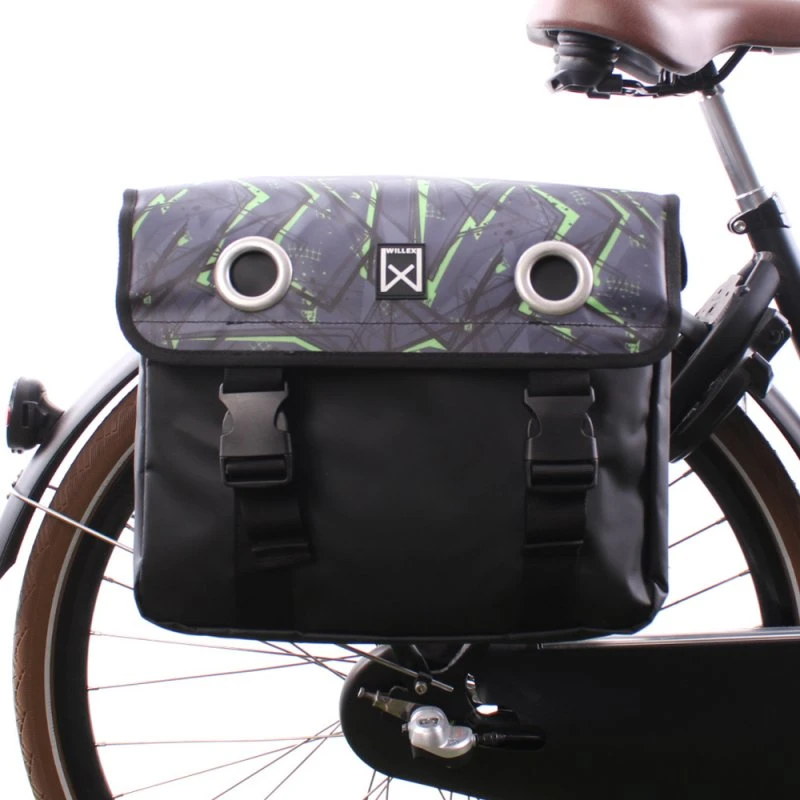 Willex Dubbele Bagagedrager Tas 30L Gecoat Canvas