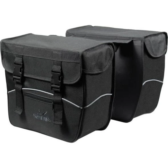 Greenlands Dubbele Fietstas 34L Zwart
