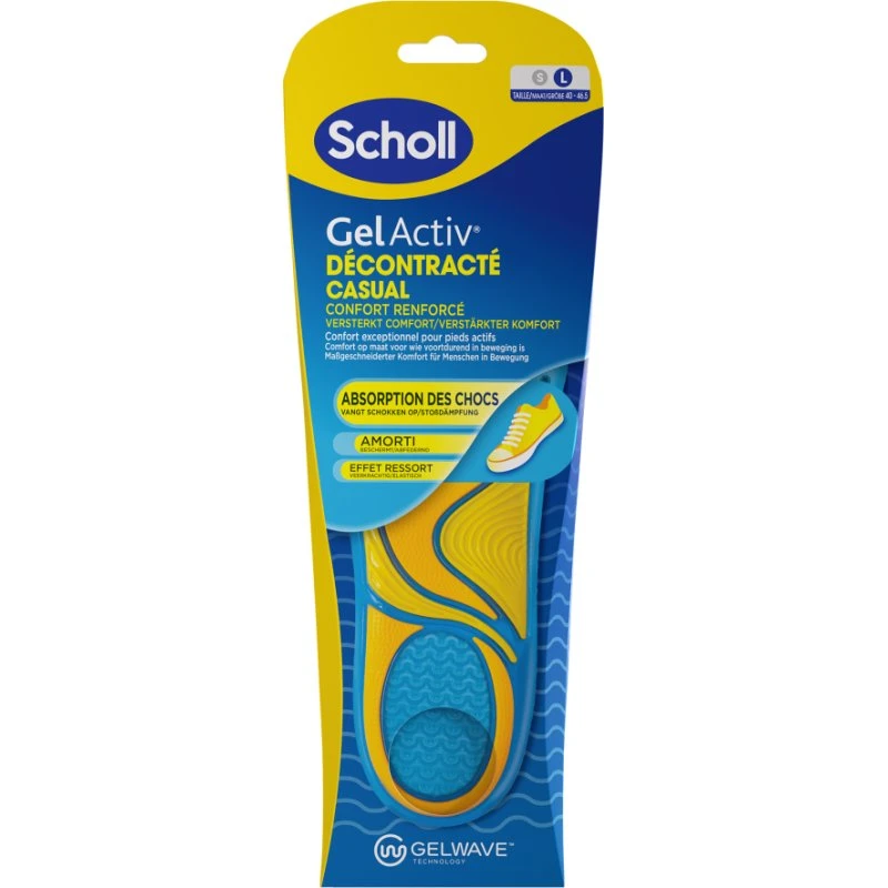Scholl Gel Active Casual Inlegzool L 40-46.5
