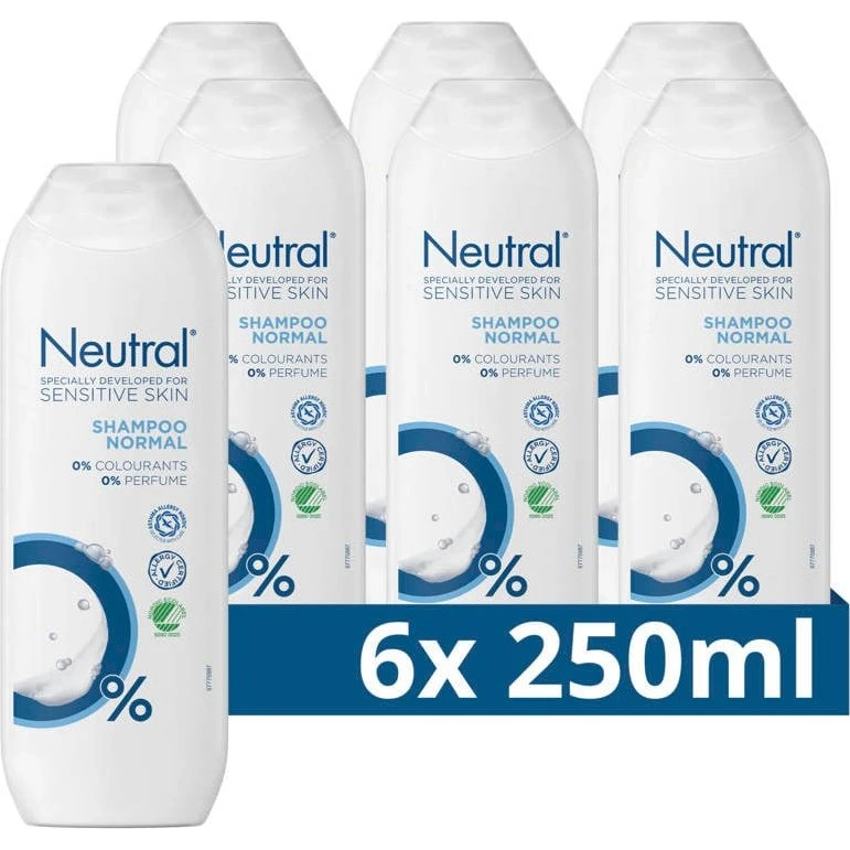 Neutral Parfumvrije Shampoo 6 x 250 ml