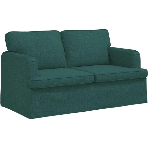 vidaXL Donkergroene Modulaire Bank 144 x 80 x 85 cm Stof