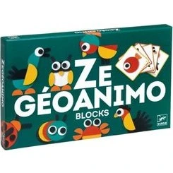 Djeco Ze Geoanimo Blocks Bouwset met 29 Stukken