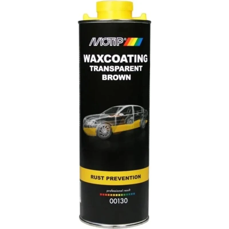 Motip Waxcoating Transparant Bruin 1 L