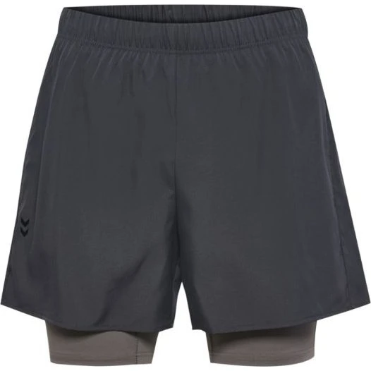 Hummel HIIT Intensity 2in1 Shorts Mt. S Grijs Heren