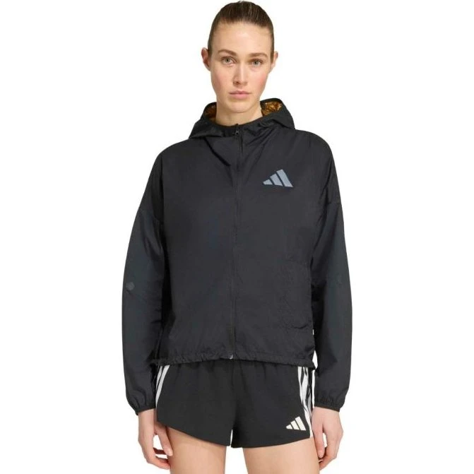 adidas Adizero Running Blaze Jacket Mt. M Zwart Dames