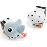 Done by Deer Baby Handrammelaar 2st Happy Clouds Blauw