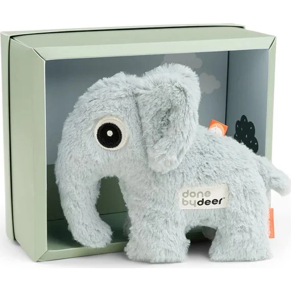 Done by Deer Elphee Knuffel Blauw in Geschenkverpakking