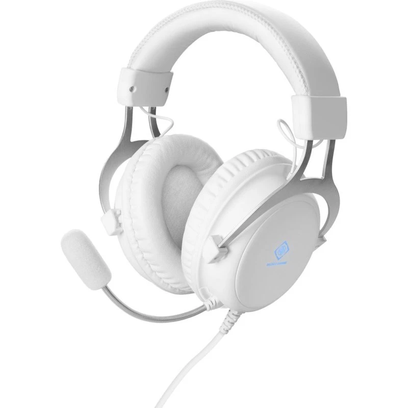 Deltaco WH85 Gaming Headset Wit, Over-ear