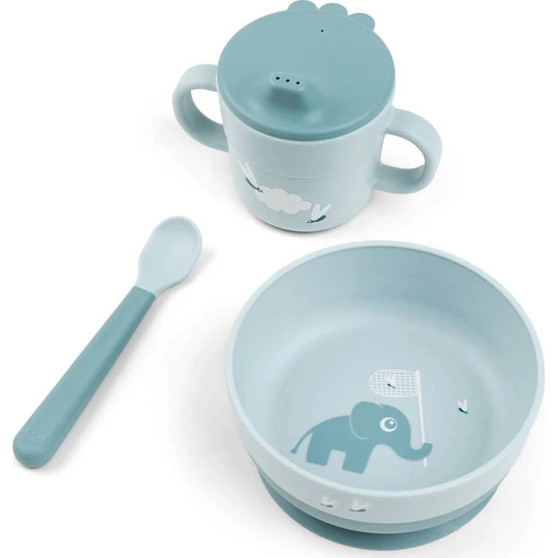 Done by Deer Foodie Eerste Maaltijdset Elphee Blauw