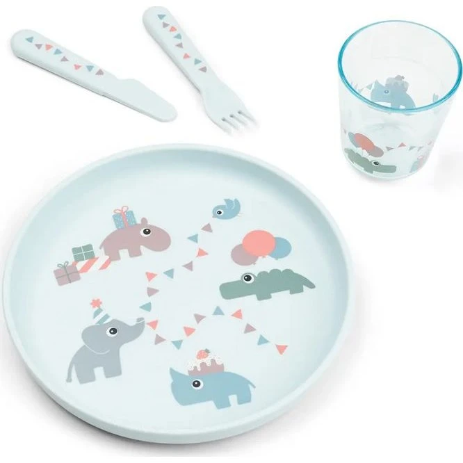 Done by Deer Foodie Dinner Set Celebration Blauw