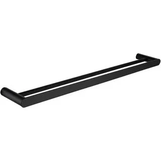 VDN Stainless Dubbel Handdoekrek Zwart