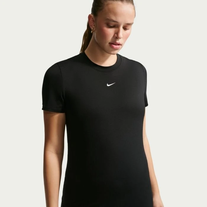 Nike One Maternity Short Sleeve Tee - Zwart