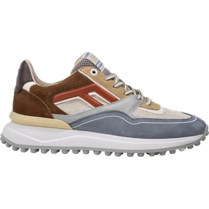 Floris van Bommel Noppi Sneakers - Blauw Suède